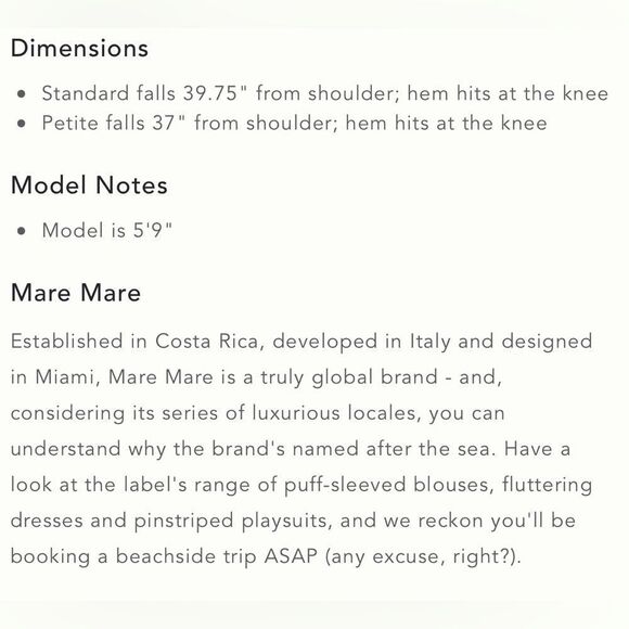 MARE MARE Dress Satin Striped Size L • NEW WITH TAGS - Picture 11 of 12